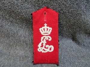 PRE WWI GERMAN SHOULDER BOARD-115TH (1ST GRAND DUCAL HESSIAN) LIFEGUARD INFANTRY - Picture 1 of 5