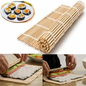 2019 Bamboo Sushi Maker Kits Rice Roll Mold Kitchen Mould Roller Mat Rice Paddle - Picture 1 of 5