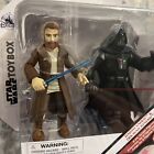 Star Wars Action Figure Set Obi-wan Kenobi Darth Vader Disney Toybox  Sealed