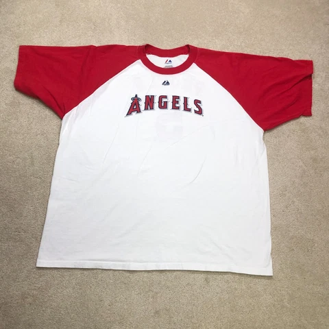 Los Angeles Angles Albert Pujols T Shirt Mens 2XL XXL White Cover