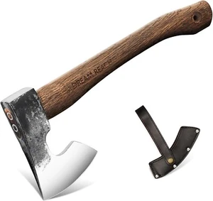 Wikinger Axt - Handgeschmiedet, Outdoor Survival Axt - Bild 1 von 6