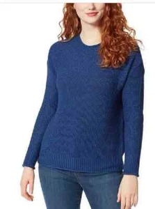 Jessica Simpson Women's Long Sleeve Roll Neck Sweater, Blue, Size S - NWT - Picture 1 of 3