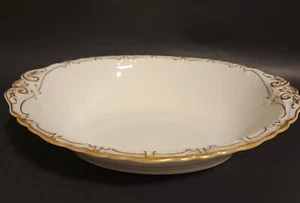 Theodore Haviland Schleiger 215 Oval Vegetable Bowl - Gold Trim - Picture 1 of 9