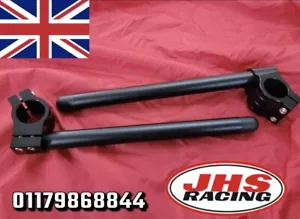 Clip-On Handlebars 50MM- Race Track Days Suzuki kawasaki yamaha honda supertwin - Picture 1 of 4