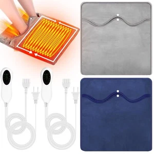 Heated Foot Warmer Winter Electric Feet Heating Pad Cushion Fast Heating Pads - Picture 1 of 7