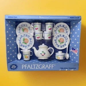 Vintage Pfaltzgraff Children’s Tea Set Dinnerware New In Box - Picture 1 of 14