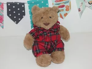 Jellycat Bedtime Bartholomew Brown Bear Plush Teddy Plaid Pajamas 11" AUTHENTIC - Picture 1 of 5