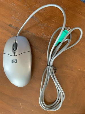 HP Ball Mouse PS/2 3-Button Scroll 5188-2467 Original Wired PS/2 - Image 1 of 2