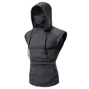 Verano Para hombres Personalidad Ninja Traje Chaleco con Capucha Chaleco Misión Chaleco para Hombres Verano - Imagen 1 de 14