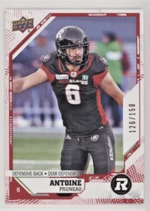 2019 Upper Deck CFL Red Parallel #65 Antoine Pruneau /150 🔴⚫️ Ottawa REDBLACKS - Bild 1 von 2