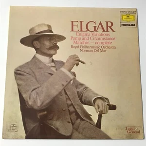 Elgar/Del Mar - Enigma Variation/Pomp & Circumstance/Marches LP Vinyl Record EX - Picture 1 of 6