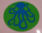 Blink 182 - HMNIM Blue Octopus Green Background Small Promo Sticker