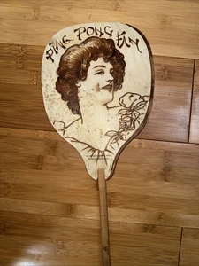 Ventilatore pubblicitario 1908 "Ideal Ping Pong Ball" Sherman & Walton Co. Cloister NJ - Foto 1 di 7