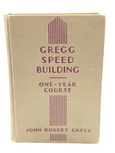 GREGG SPEED BUILDING EINJAHRESKURS JOHN R GREGG 1940 - Bild 1 von 23