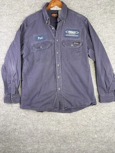 Bulwark FR Shirt Mens Large IQ Series Button Up Workwear Uniform Cat2 - Picture 1 of 9