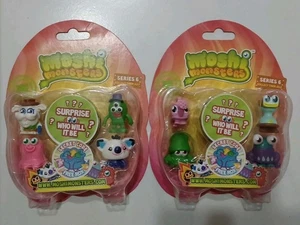 NEW 2 Sets Moshi Monsters Series 6 Buster Ziggy Sprinkles Linton Surprise - Picture 1 of 3