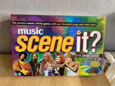 MUSIC SCENE IT?  The DVD game - Music Trivia, Quiz, Family Fun - Complete - Image 1 of 4