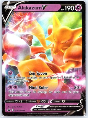 Alakazam V SWSH083 Near Mint SWSH: Sword & Shield Promo Cards Pokemon Shipnow - Image 1 of 2
