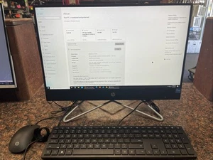 HP All-in-One 21.5" Win 11 Intel i3 8GB 128 SSD + 1 TB HDD Q22 - Bild 1 von 11