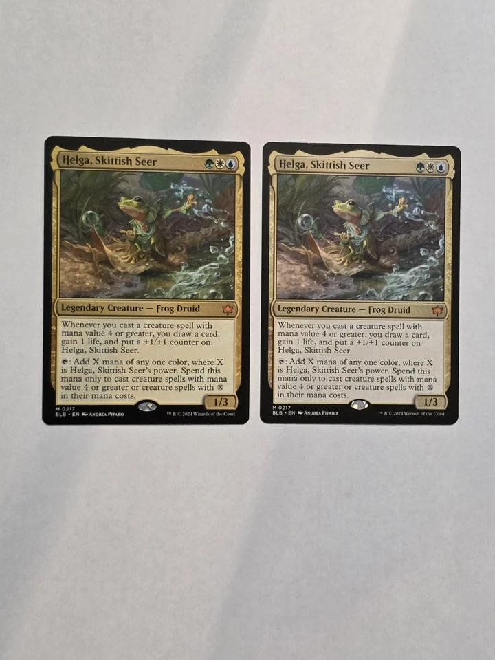 2x Helga, Skittish Seer - Bloomburrow - Near Mint - MTG - Image 1 of 1