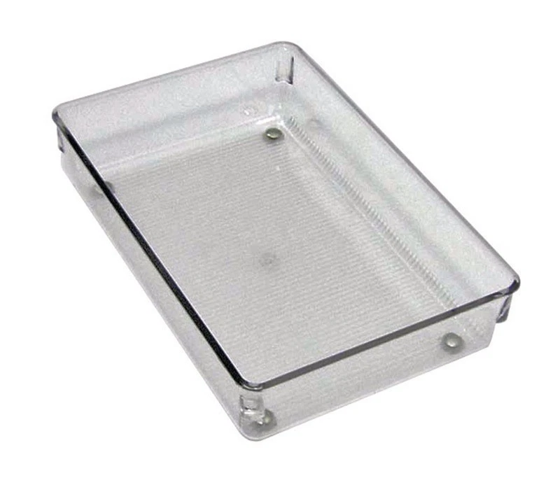 InterDesign Kitchen Organizer Box – BPA-freier Kunststoff, Stapelbar, Für Speisekammer & Kühlschrank, Schwarz