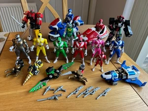 Power Rangers Lightspeed Rescue Bundle Equipo Completo 3 Megazords Bicicleta Armas En muy buena condición - Imagen 1 de 14