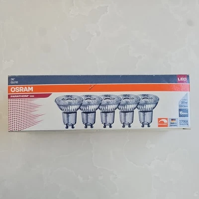 4 x Osram LED Parathom GU10 34W (35W) 230lm warmweiß (3000K) dimmbar Leuchtmittel - Bild 1 von 3