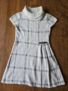 GIRLS 4 JANIE AND JACK SHORT SLEEVE SWEATER DRESS - Picture 1 of 10