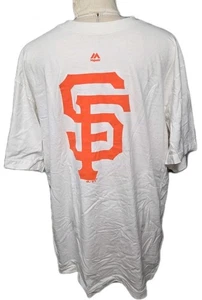 T-shirt bianca Majestic SF Giants 2XL - Foto 1 di 7