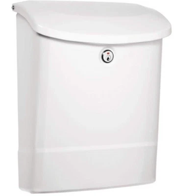 Buzón vertical montado en la pared con bloqueo Parkside™ para exterior metal galvanizado Foto 1 de 4