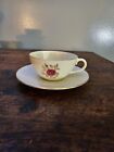 Vintage Lenox Roselyn Gold Trim Cup And Saucer 