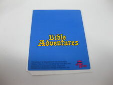 .Genesis.' | '.Bible Adventures.