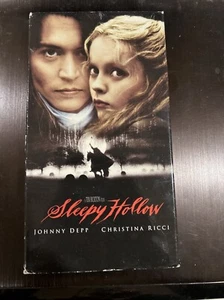 Sleepy Hollow (VHS, 2000) Johnny Depp Christina Ricci Tim Burton Horror Tested - Picture 1 of 3