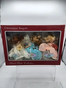NOS Barbara Lee Sweet Petite Collection Porcelain Christmas Angel Ornaments - Picture 1 of 8