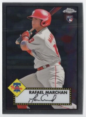 2021 Topps Chrome Platinum Anniversary Rafael Marchan Rookie R22 - Image 1 of 2