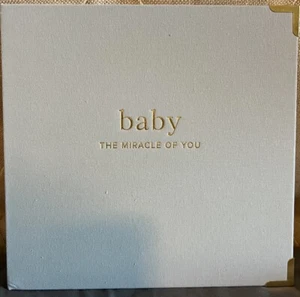 Zicoto Baby The Miracle of You Hardcover Baby book Memory Book Light Blue - Picture 1 of 2