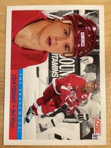 1991-92 Score American Steve Yzerman FP Detroit Red Wings #419