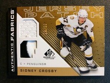 2007-08 SP Game Used Authentic Fabrics Patches #AFSC Sidney Crosby (2CLR) #20/50