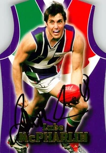 Signed 2006 FREMANTLE DOCKERS AFL Card LUKE MCPHARLIN Die-Cut - Picture 1 of 2