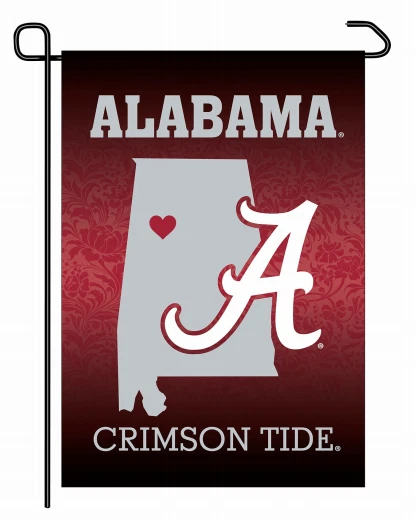 Alabama Crimson Tide 12" x 18" Premium Hogar Estado Jardín Bandera Foto 1 de 1