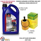 DODGE AVENGER SXT (MK1) 2.0 PETROL MANN SERVICE KIT MANN OIL FILTER + ENGINE OIL