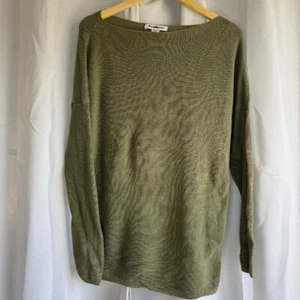 Tommy Bahama Strickpullover olivgrün U-Boot Ausschnitt Langarm Freizeit M - Bild 1 von 4