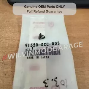 Genuine OEM Clip Hood Seal 91520-SCC-003 Fits 2009-2025 Honda City Made in Japan - Imagen 1 de 11