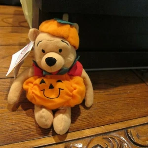 WALT DISNEY ZUCCA POOH BEAN BAG ALTEZZA 8" NUOVO CON ETICHETTA ORIGINALE - Foto 1 di 2