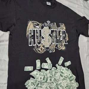 Camiseta De Colección Tupac Shakur Rap Hombres 3XLT Camiseta Alta Hustle Y2K Hip Hop Suelta - Imagen 1 de 8