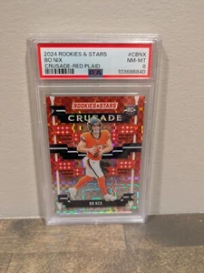 2024 Panini Rookies & Stars - Crusade Bo Nix PSA 8 - Picture 1 of 1