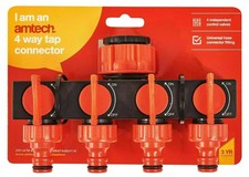 Brand New Am-Tech 4 Way Tap Connector