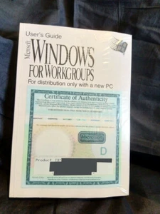 Microsoft Windows for Workgroups 3,5'' Disketten englisch original eingesiegelt - Bild 1 von 4