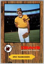 1979 Family Fun Centers Dean's Photo San Diego Padres Eric Rasmussen San Diego