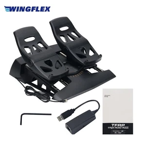 Original TFRP Flight Rudder Pedals Flight Video Game Accessory for Thrustmaster - Picture 1 of 7